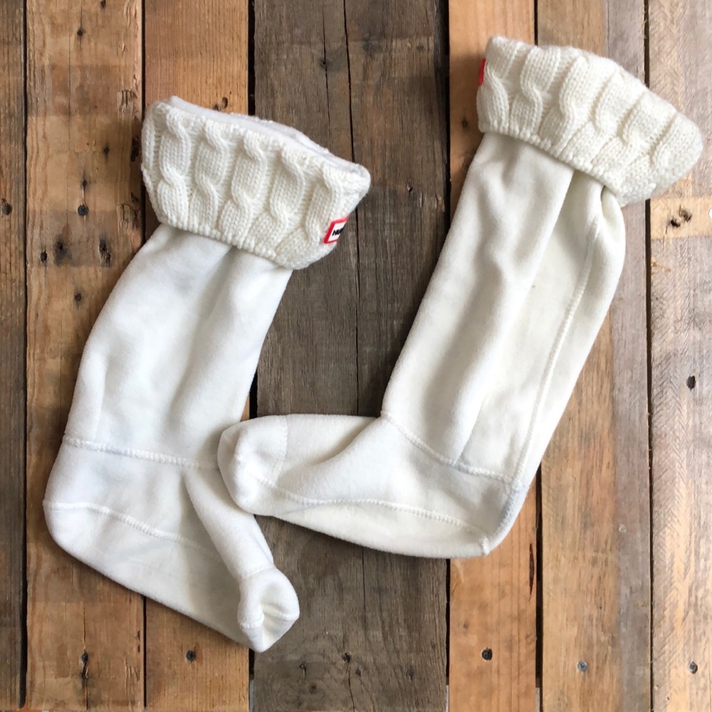 Hunter Cable Sweater Sock Inserts for sizes 7 to 9